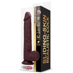 LIKETRUE Gode réaliste Slidy Cock 17 x 4cm Marron